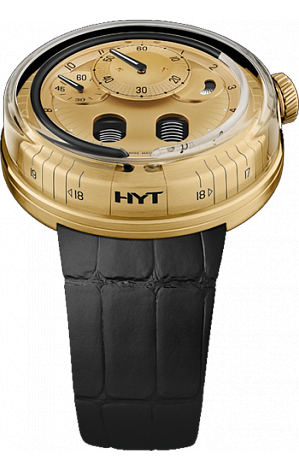 Review Replica HYT H0 Gold 048-GD-94-NF-CR watch